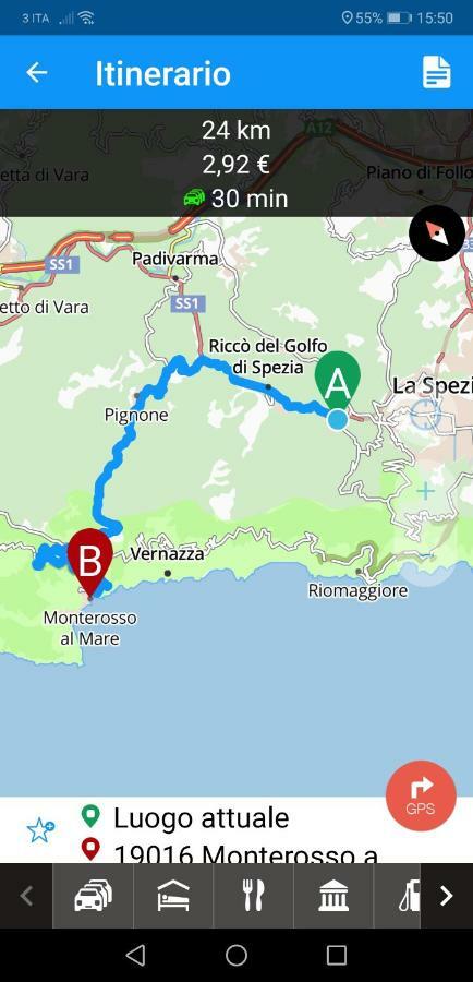 Apartmán La casa di Zahra Riccò del Golfo di Spezia Exteriér fotografie